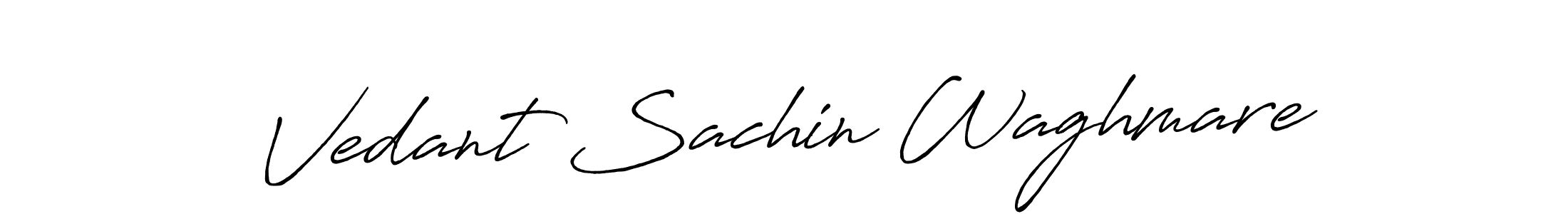 It looks lik you need a new signature style for name Vedant Sachin Waghmare. Design unique handwritten (Antro_Vectra_Bolder) signature with our free signature maker in just a few clicks. Vedant Sachin Waghmare signature style 7 images and pictures png