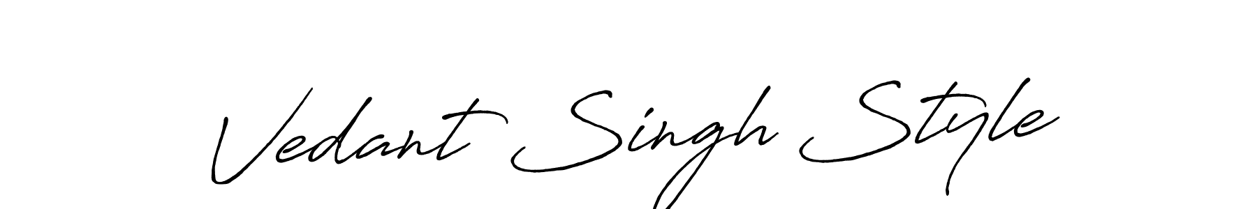 Vedant Singh Style stylish signature style. Best Handwritten Sign (Antro_Vectra_Bolder) for my name. Handwritten Signature Collection Ideas for my name Vedant Singh Style. Vedant Singh Style signature style 7 images and pictures png