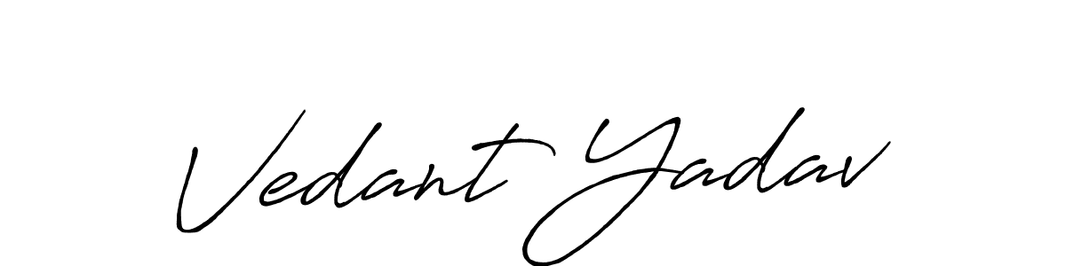 You can use this online signature creator to create a handwritten signature for the name Vedant Yadav. This is the best online autograph maker. Vedant Yadav signature style 7 images and pictures png