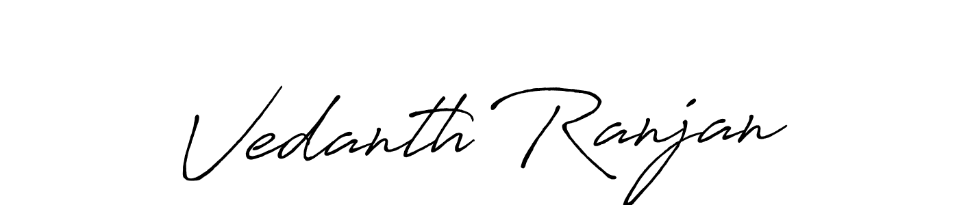 Similarly Antro_Vectra_Bolder is the best handwritten signature design. Signature creator online .You can use it as an online autograph creator for name Vedanth Ranjan. Vedanth Ranjan signature style 7 images and pictures png