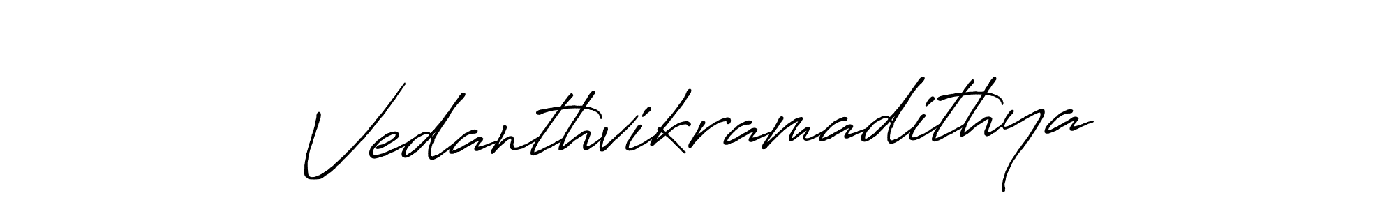 It looks lik you need a new signature style for name Vedanthvikramadithya. Design unique handwritten (Antro_Vectra_Bolder) signature with our free signature maker in just a few clicks. Vedanthvikramadithya signature style 7 images and pictures png