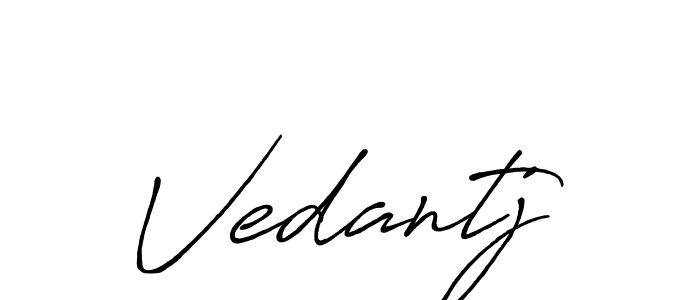 Also we have Vedantj name is the best signature style. Create professional handwritten signature collection using Antro_Vectra_Bolder autograph style. Vedantj signature style 7 images and pictures png