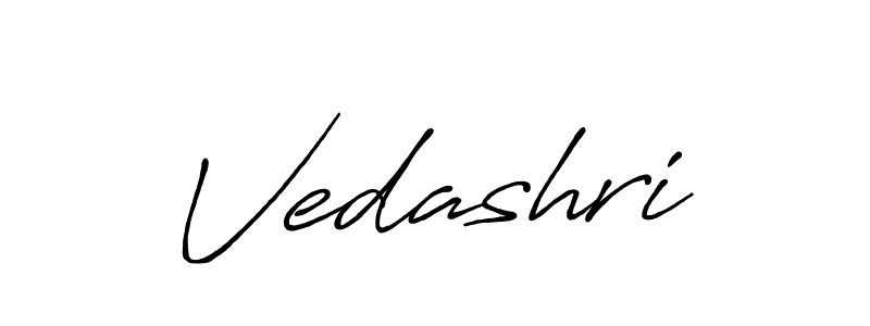 How to make Vedashri signature? Antro_Vectra_Bolder is a professional autograph style. Create handwritten signature for Vedashri name. Vedashri signature style 7 images and pictures png