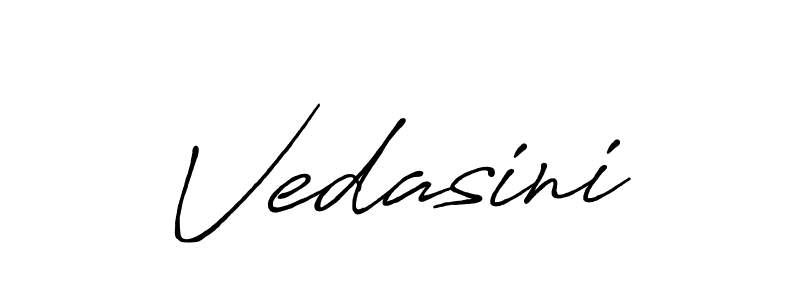 Vedasini stylish signature style. Best Handwritten Sign (Antro_Vectra_Bolder) for my name. Handwritten Signature Collection Ideas for my name Vedasini. Vedasini signature style 7 images and pictures png