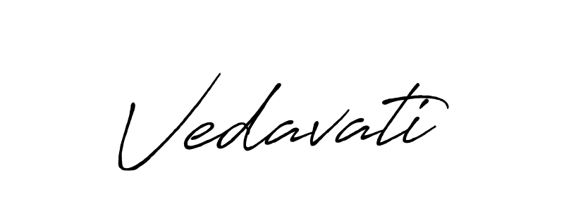 Also we have Vedavati name is the best signature style. Create professional handwritten signature collection using Antro_Vectra_Bolder autograph style. Vedavati signature style 7 images and pictures png