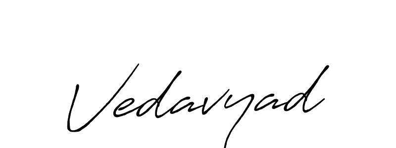 if you are searching for the best signature style for your name Vedavyad. so please give up your signature search. here we have designed multiple signature styles  using Antro_Vectra_Bolder. Vedavyad signature style 7 images and pictures png