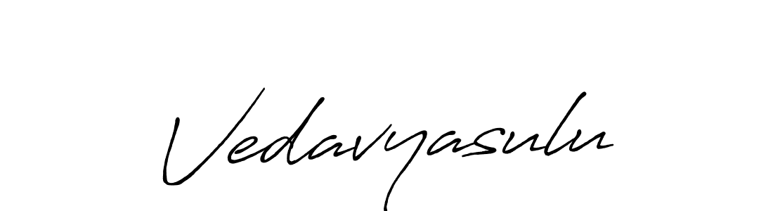 Also You can easily find your signature by using the search form. We will create Vedavyasulu name handwritten signature images for you free of cost using Antro_Vectra_Bolder sign style. Vedavyasulu signature style 7 images and pictures png