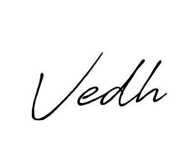 Also You can easily find your signature by using the search form. We will create Vedh name handwritten signature images for you free of cost using Antro_Vectra_Bolder sign style. Vedh signature style 7 images and pictures png