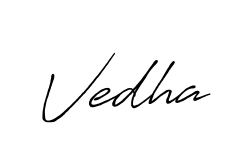 How to make Vedha signature? Antro_Vectra_Bolder is a professional autograph style. Create handwritten signature for Vedha name. Vedha signature style 7 images and pictures png