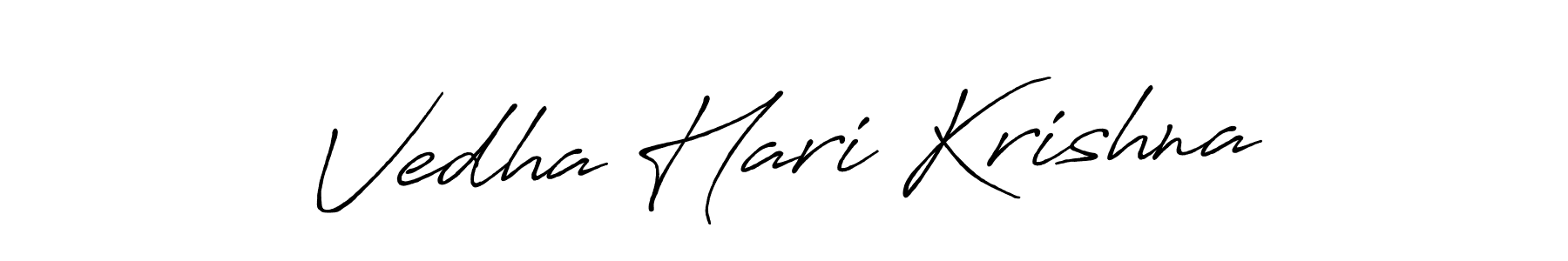 Make a short Vedha Hari Krishna signature style. Manage your documents anywhere anytime using Antro_Vectra_Bolder. Create and add eSignatures, submit forms, share and send files easily. Vedha Hari Krishna signature style 7 images and pictures png