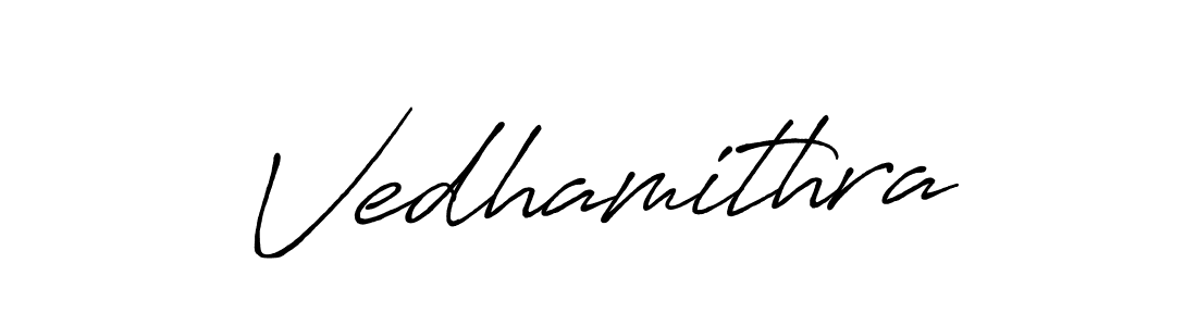 How to make Vedhamithra name signature. Use Antro_Vectra_Bolder style for creating short signs online. This is the latest handwritten sign. Vedhamithra signature style 7 images and pictures png