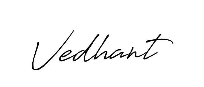 You can use this online signature creator to create a handwritten signature for the name Vedhant. This is the best online autograph maker. Vedhant signature style 7 images and pictures png