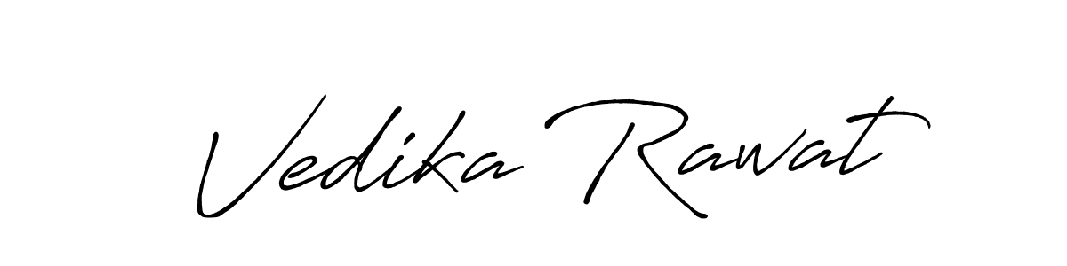 Make a beautiful signature design for name Vedika Rawat. Use this online signature maker to create a handwritten signature for free. Vedika Rawat signature style 7 images and pictures png