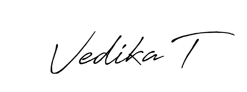 Check out images of Autograph of Vedika T name. Actor Vedika T Signature Style. Antro_Vectra_Bolder is a professional sign style online. Vedika T signature style 7 images and pictures png