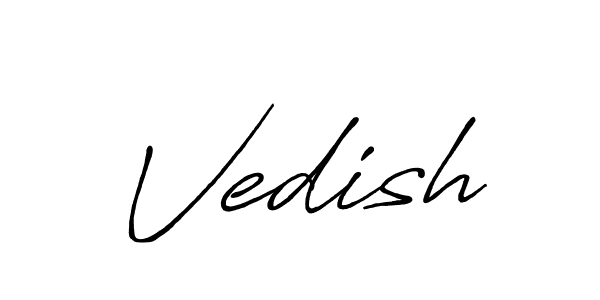 How to Draw Vedish signature style? Antro_Vectra_Bolder is a latest design signature styles for name Vedish. Vedish signature style 7 images and pictures png