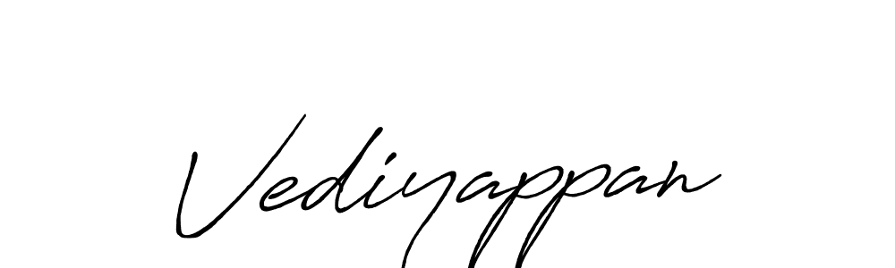 if you are searching for the best signature style for your name Vediyappan. so please give up your signature search. here we have designed multiple signature styles  using Antro_Vectra_Bolder. Vediyappan signature style 7 images and pictures png