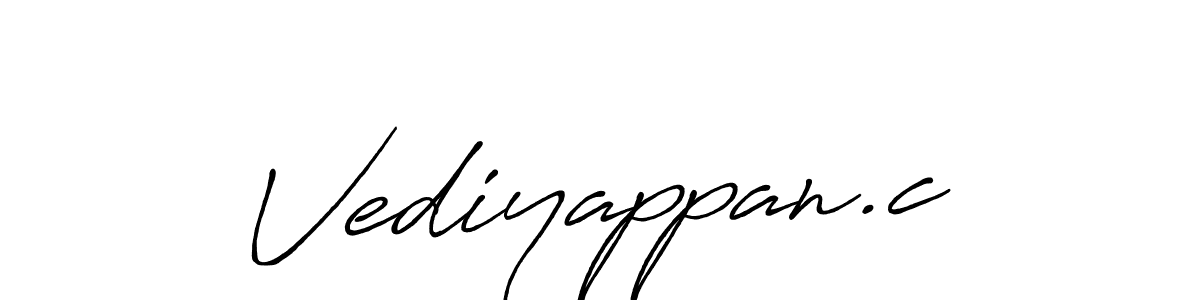 Antro_Vectra_Bolder is a professional signature style that is perfect for those who want to add a touch of class to their signature. It is also a great choice for those who want to make their signature more unique. Get Vediyappan.c name to fancy signature for free. Vediyappan.c signature style 7 images and pictures png