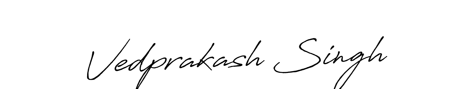 if you are searching for the best signature style for your name Vedprakash Singh. so please give up your signature search. here we have designed multiple signature styles  using Antro_Vectra_Bolder. Vedprakash Singh signature style 7 images and pictures png