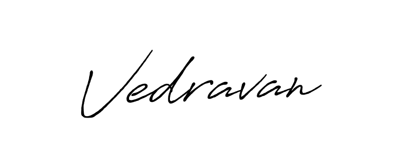 if you are searching for the best signature style for your name Vedravan. so please give up your signature search. here we have designed multiple signature styles  using Antro_Vectra_Bolder. Vedravan signature style 7 images and pictures png