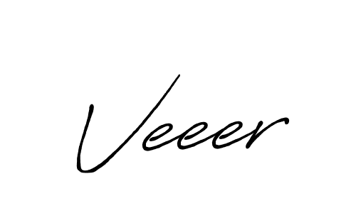 Make a beautiful signature design for name Veeer. With this signature (Antro_Vectra_Bolder) style, you can create a handwritten signature for free. Veeer signature style 7 images and pictures png