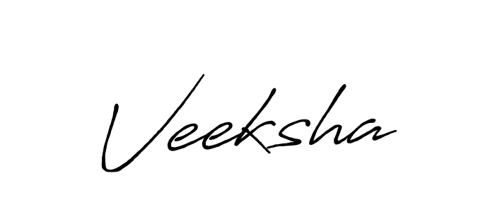 if you are searching for the best signature style for your name Veeksha. so please give up your signature search. here we have designed multiple signature styles  using Antro_Vectra_Bolder. Veeksha signature style 7 images and pictures png