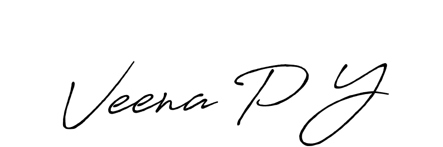 Make a short Veena P Y signature style. Manage your documents anywhere anytime using Antro_Vectra_Bolder. Create and add eSignatures, submit forms, share and send files easily. Veena P Y signature style 7 images and pictures png