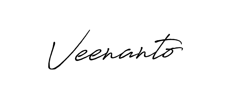 Make a beautiful signature design for name Veenanto. Use this online signature maker to create a handwritten signature for free. Veenanto signature style 7 images and pictures png