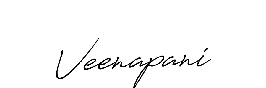 How to make Veenapani name signature. Use Antro_Vectra_Bolder style for creating short signs online. This is the latest handwritten sign. Veenapani signature style 7 images and pictures png