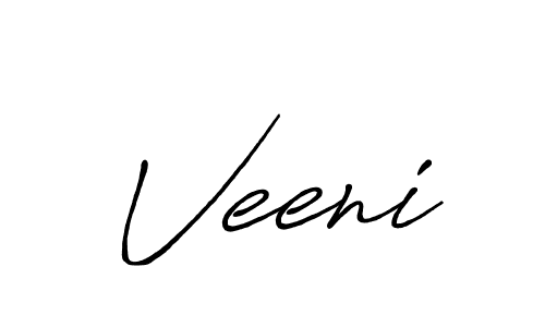 if you are searching for the best signature style for your name Veeni. so please give up your signature search. here we have designed multiple signature styles  using Antro_Vectra_Bolder. Veeni signature style 7 images and pictures png