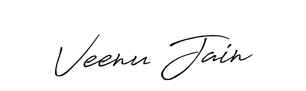 You should practise on your own different ways (Antro_Vectra_Bolder) to write your name (Veenu Jain) in signature. don't let someone else do it for you. Veenu Jain signature style 7 images and pictures png