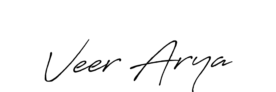 The best way (Antro_Vectra_Bolder) to make a short signature is to pick only two or three words in your name. The name Veer Arya include a total of six letters. For converting this name. Veer Arya signature style 7 images and pictures png