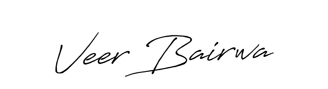 Also You can easily find your signature by using the search form. We will create Veer Bairwa name handwritten signature images for you free of cost using Antro_Vectra_Bolder sign style. Veer Bairwa signature style 7 images and pictures png