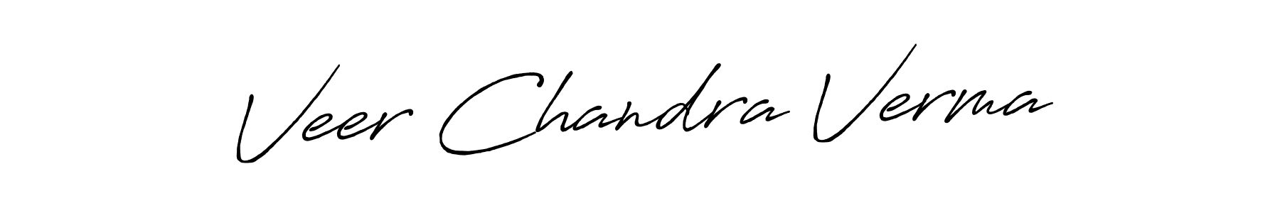 Also we have Veer Chandra Verma name is the best signature style. Create professional handwritten signature collection using Antro_Vectra_Bolder autograph style. Veer Chandra Verma signature style 7 images and pictures png
