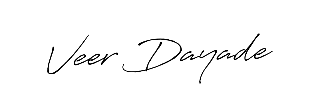 Similarly Antro_Vectra_Bolder is the best handwritten signature design. Signature creator online .You can use it as an online autograph creator for name Veer Dayade. Veer Dayade signature style 7 images and pictures png