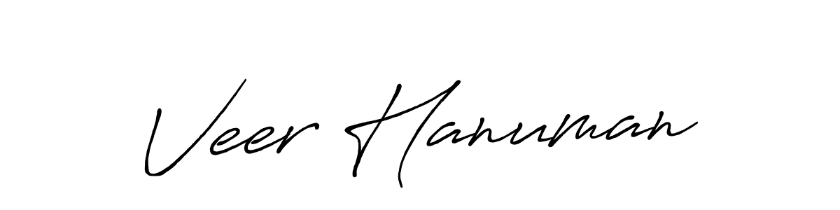 How to make Veer Hanuman signature? Antro_Vectra_Bolder is a professional autograph style. Create handwritten signature for Veer Hanuman name. Veer Hanuman signature style 7 images and pictures png