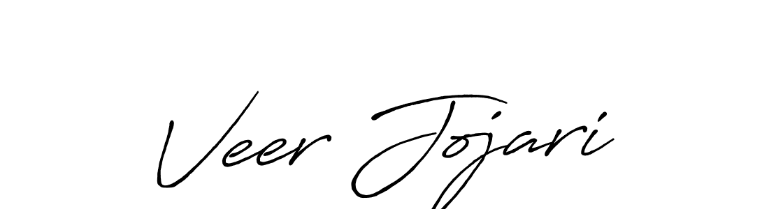 Create a beautiful signature design for name Veer Jojari. With this signature (Antro_Vectra_Bolder) fonts, you can make a handwritten signature for free. Veer Jojari signature style 7 images and pictures png