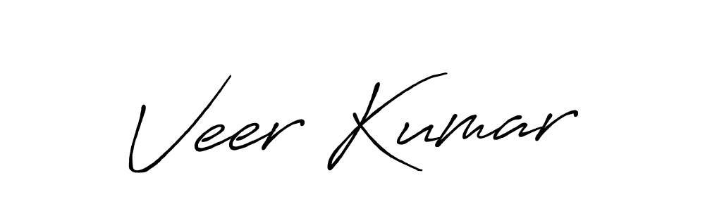 Similarly Antro_Vectra_Bolder is the best handwritten signature design. Signature creator online .You can use it as an online autograph creator for name Veer Kumar. Veer Kumar signature style 7 images and pictures png