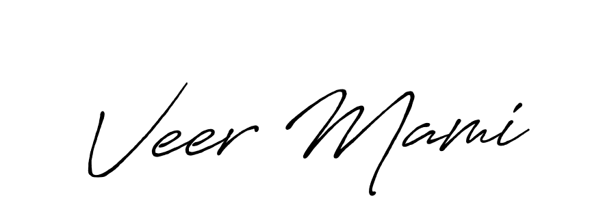 You should practise on your own different ways (Antro_Vectra_Bolder) to write your name (Veer Mami) in signature. don't let someone else do it for you. Veer Mami signature style 7 images and pictures png