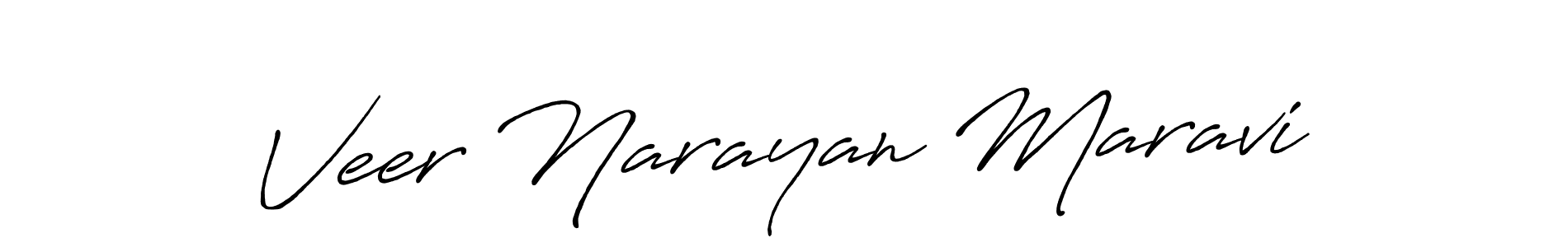 Also we have Veer Narayan Maravi name is the best signature style. Create professional handwritten signature collection using Antro_Vectra_Bolder autograph style. Veer Narayan Maravi signature style 7 images and pictures png