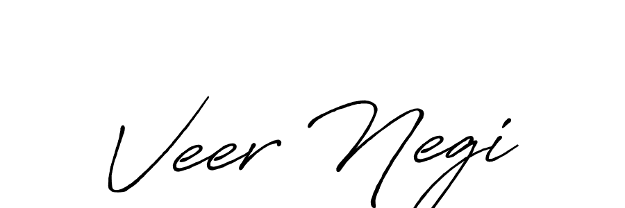 Veer Negi stylish signature style. Best Handwritten Sign (Antro_Vectra_Bolder) for my name. Handwritten Signature Collection Ideas for my name Veer Negi. Veer Negi signature style 7 images and pictures png