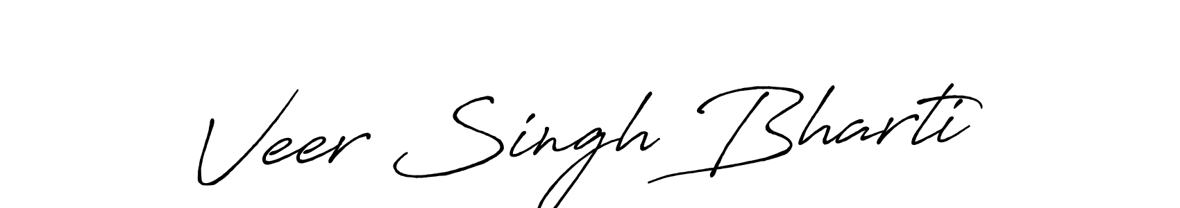 Make a short Veer Singh Bharti signature style. Manage your documents anywhere anytime using Antro_Vectra_Bolder. Create and add eSignatures, submit forms, share and send files easily. Veer Singh Bharti signature style 7 images and pictures png