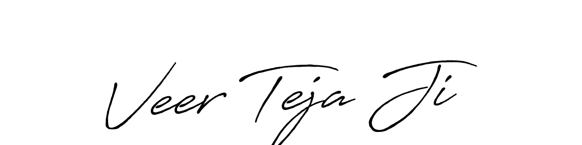 How to make Veer Teja Ji signature? Antro_Vectra_Bolder is a professional autograph style. Create handwritten signature for Veer Teja Ji name. Veer Teja Ji signature style 7 images and pictures png