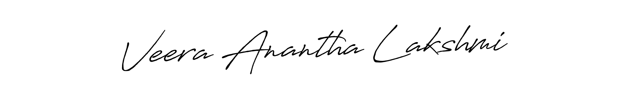 Antro_Vectra_Bolder is a professional signature style that is perfect for those who want to add a touch of class to their signature. It is also a great choice for those who want to make their signature more unique. Get Veera Anantha Lakshmi name to fancy signature for free. Veera Anantha Lakshmi signature style 7 images and pictures png