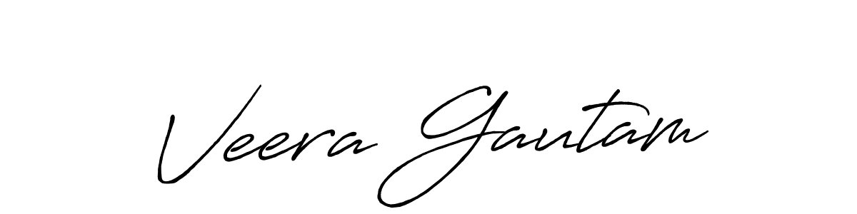if you are searching for the best signature style for your name Veera Gautam. so please give up your signature search. here we have designed multiple signature styles  using Antro_Vectra_Bolder. Veera Gautam signature style 7 images and pictures png
