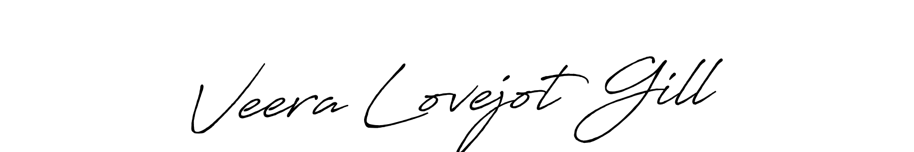 How to make Veera Lovejot Gill signature? Antro_Vectra_Bolder is a professional autograph style. Create handwritten signature for Veera Lovejot Gill name. Veera Lovejot Gill signature style 7 images and pictures png