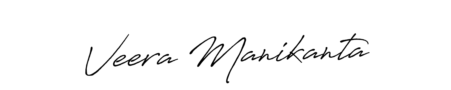 How to make Veera Manikanta signature? Antro_Vectra_Bolder is a professional autograph style. Create handwritten signature for Veera Manikanta name. Veera Manikanta signature style 7 images and pictures png
