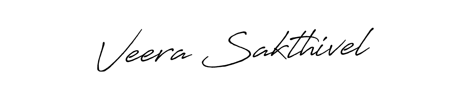 How to make Veera Sakthivel name signature. Use Antro_Vectra_Bolder style for creating short signs online. This is the latest handwritten sign. Veera Sakthivel signature style 7 images and pictures png