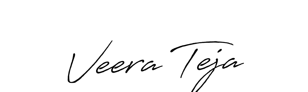 It looks lik you need a new signature style for name Veera Teja. Design unique handwritten (Antro_Vectra_Bolder) signature with our free signature maker in just a few clicks. Veera Teja signature style 7 images and pictures png