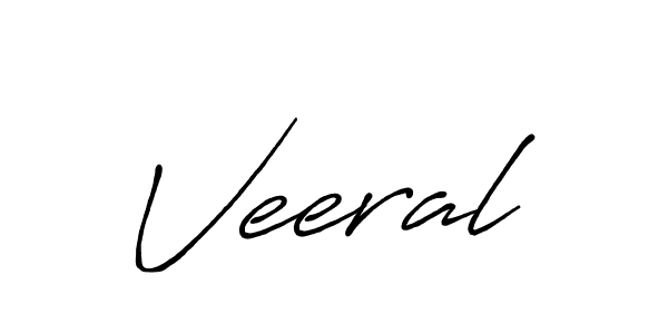 if you are searching for the best signature style for your name Veeral. so please give up your signature search. here we have designed multiple signature styles  using Antro_Vectra_Bolder. Veeral signature style 7 images and pictures png