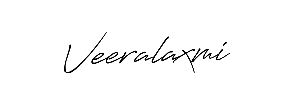 Make a beautiful signature design for name Veeralaxmi. With this signature (Antro_Vectra_Bolder) style, you can create a handwritten signature for free. Veeralaxmi signature style 7 images and pictures png